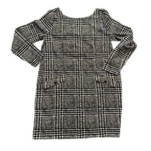 LOFT Black and White Plaid Women’s Dress